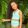 Peixoto Wear Little Jade One-Piece Lagoon Tie-Dye Girls Swim