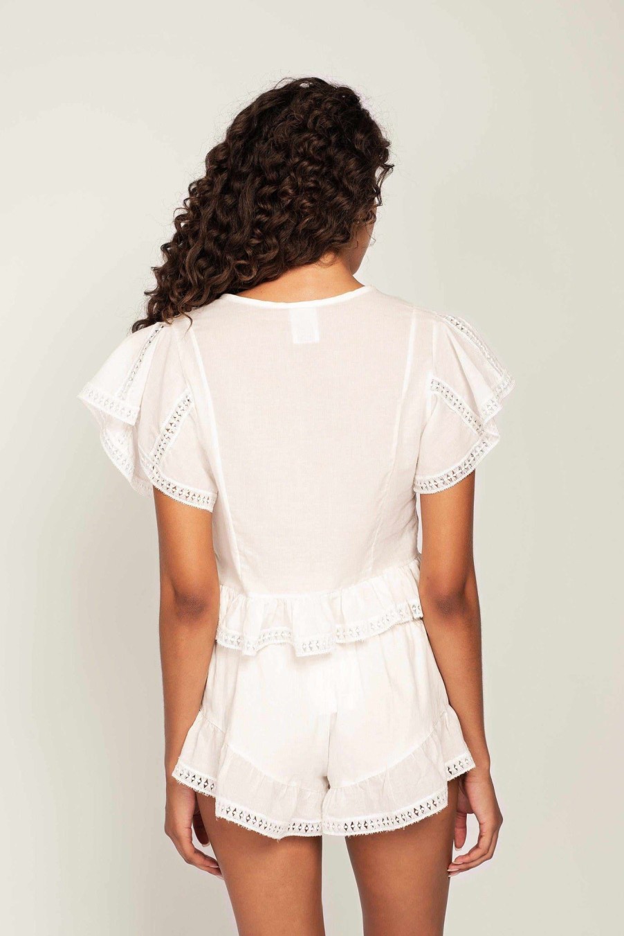 Peixoto Wear Fraya Top White Tops