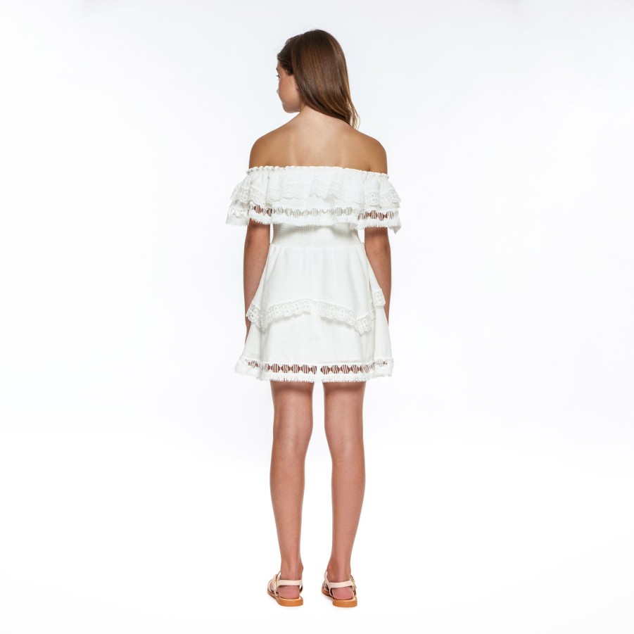 Peixoto Wear Wyatt Dress White Girls Cover-Ups