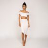 Peixoto Wear Cassie Mesh Skirt White Mesh Skirts